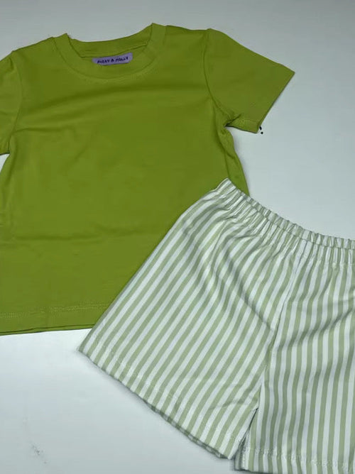 Green Short Set
