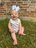 Tan Striped Diaper Set